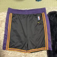 ナイキLakersレイカーズNBA選手支給品UsedプラクティスパンツSサイズ