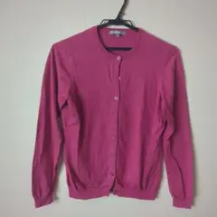 ユニクロ　ピンク Lサイズ 長袖カーディガン