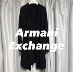 Armani Exchange ブラック ロングカーディガン