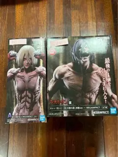 バンダイ MEGAIMPACT エレン・イェーガー & 巨人 フィギュアセット