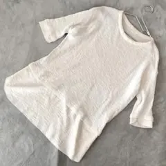 ZARA Tシャツ 長袖 サイズM アイボリー レイヤードデザイン EUR S