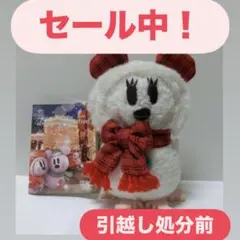 【処分目前セール】羊毛フェルト スノースノー 2017 ミニーマウス