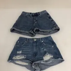 GRL グレイル　デニムショートパンツ　Sサイズ　２点セット　ボトムス