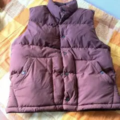 ‏GU GU ダウンベスト ブラウン×マスタードカラー 美品のサムネイル