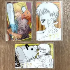 【新品】 チェンソーマン 箔押し クリアカードコレクションデンジ ポチタ 3枚