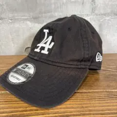 NewEra 9TWENTY LA ロゴ キャップ 黒 フェード ヴィンテージ