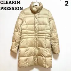 CLEARIMPRESSION ダウンコート ベージュ 2 アウター ロング丈のサムネイル