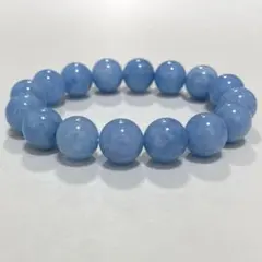 高品質 ディープブルー・アクアマリンブレスレット（12mm)