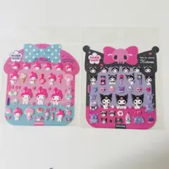 【韓国限定】サンリオ　マシュマロシール　マイメロ　クロミ　公式ライセンス