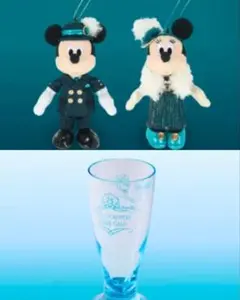 ディズニーシー25周年 ジュビリーガラ グラス ぬいぐるみバッジ