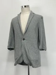 REAL WASH STANDARD 七分袖カジュアルジャケットL【中古】D73のサムネイル