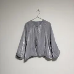 GRL グレイル　オーガンジーバルーンブルゾン[al219] ブルー