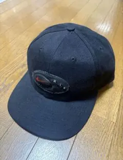 1997年 90s NIKE AIR ロゴ キャップ ブラック Y2K