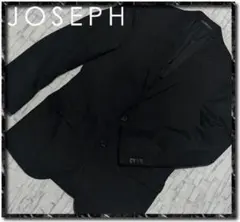 ジョセフオム　ストライプ2釦ジャケット　ブレザー　黒