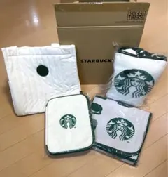 スターバックス2024 スタババッグ新品　スタバブランケット　スタバマルチケース