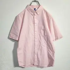 H&M ショートスリーブ ボタンシャツ 半袖 ロールアップ メンズXS 未使用