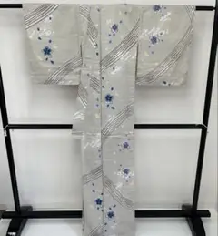 夏浴衣 裄67.5 注染 上品な色味 コーマ地 i-3542