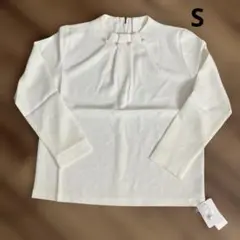 アクアガレージ　パール付き　ブラウス　ホワイトのサムネイル
