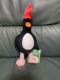 ウォレスとグルミットぬいぐるみフェザー・マッグロウペーパータグ付き