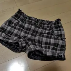 チェック　ショートパンツ　Sサイズ