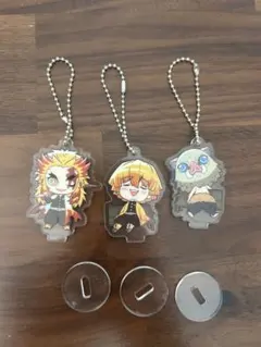 鬼滅の刃　アクリルキーホルダー3点セット