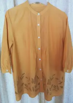 Decoyインド綿刺繍ブラウスMサイズ