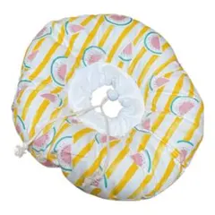 エリザベスカラー　Sサイズ 猫用 犬用 傷舐め防止 かわいい　通気性　黄色