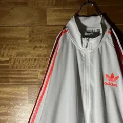 adidas CHILE 20 トラックジャケット　ジャージ　白　光沢　6XO