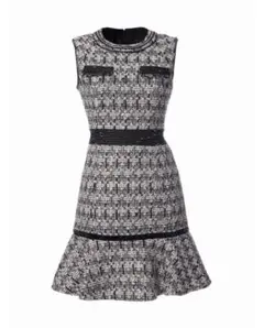 Riu Tweed no sleeve dress