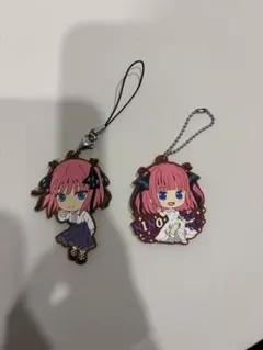 五等分の花嫁 二乃 ラバーストラップ