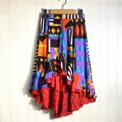 Fashion Alpha 社交ダンス スカート M 色鮮やか ヴィンテージのサムネイル
