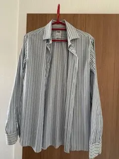 ZARA メンズ　ストライプ 長袖シャツ　Lサイズ美品