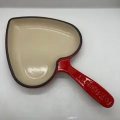 未使用 ルクルーゼ ダムール ディッシュ ハート 20cm 鍋 ゴールド