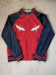 新品 ZARA 刺繍 スカジャン リバーシブル