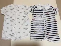 PETIT BATEAU ロンパース 67cm 2枚セットのサムネイル
