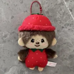 【新品】 モンチッチ フルーツマスコット ぬいぐるみ いちご 苺 くだもの