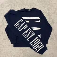 GAP スウェット セットアップ 上下 ネイビー ビッグロゴ XL CG71