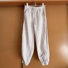 GU ホワイト ジョガーパンツ 221-349754