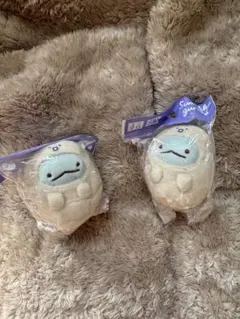 2個セット　とかげ ユニクロ てのりぬいぐるみ すみっコぐらし