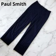Paul Smithネイビー ストライブスラックス