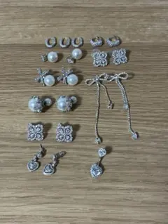 SHEIN シーイン 韓国 シルバー ピアス　まとめ売り