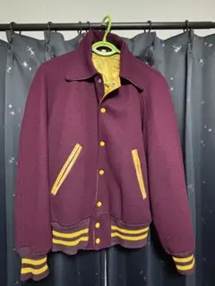 60〜70年代　ウールスタジャン　襟付き