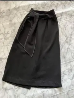 ナノユニバース⭐︎ウエストリボン⭐︎スカート⭐︎黒