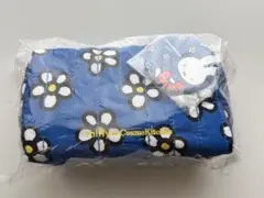 【新品未使用】ミッフィー コスメキッチン花柄 ポーチ　ミラー付き