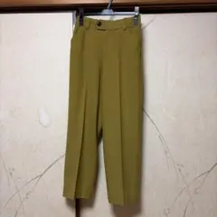 パンツ サイズ38 日本製 マスタードカラー