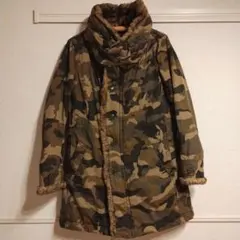 超美品♡JOHNBULL迷彩ファー付きモッズコート♡