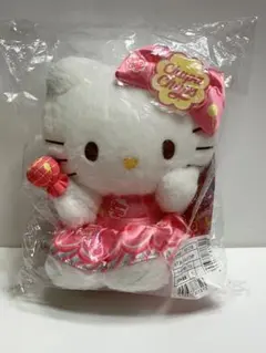 ハローキティ　チュッパチャプス コラボ　ぬいぐるみ　タグ付き　未開封品