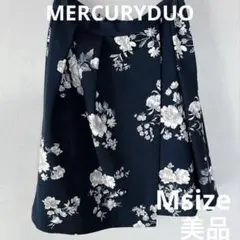 美品✩MERCURYDUO 花柄スカートMサイズ スカラップ