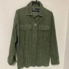 ZARA コーデュロイ シャツジャケット