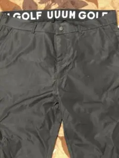 UUUM GOLF ブラックパンツ LL